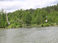 Mündung Repenter Kanal in den Zootzensee