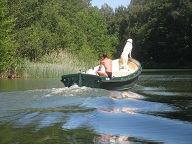 Boot mit Galionsfigur